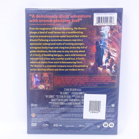 ✨4/$35✨ The Goonies Widescreen DVD - Picture 3 of 10